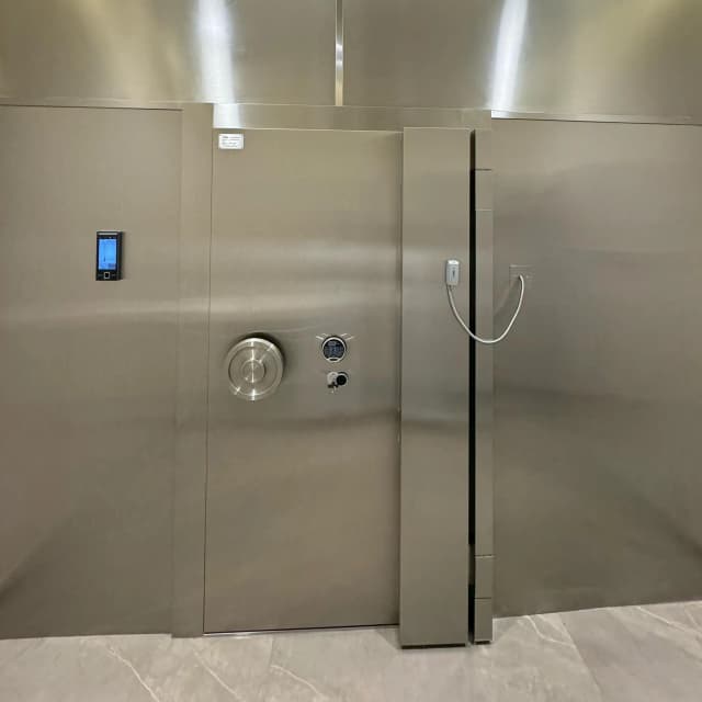 Steel-reinforced Vault